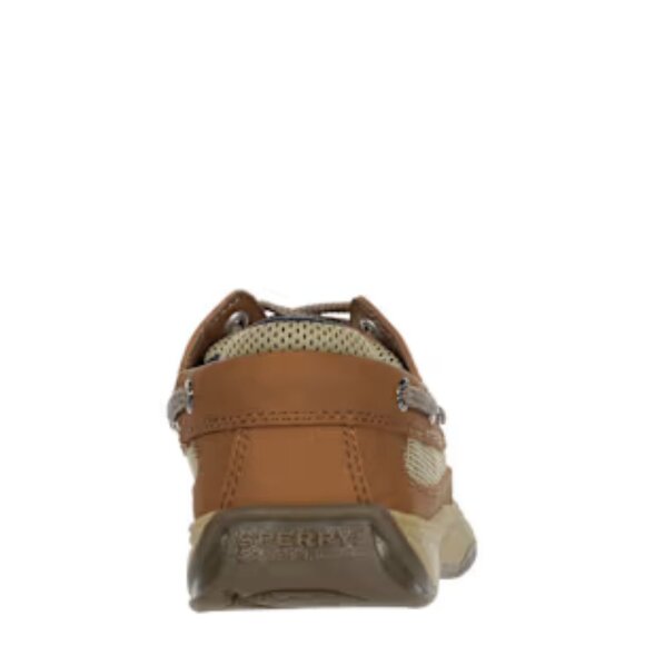Sperry Kids Authentic Lanyard Dark Tan/Navy  Boat Shoes   US 4 Medium - Picture 3 of 3
